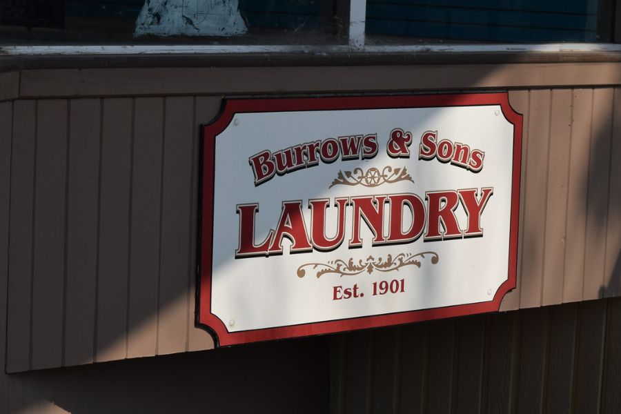 Burrows and Sons Laundry at the tunnels of Moose Jaw