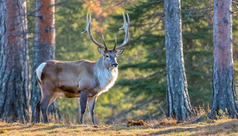 Endangered woodland caribou with declining conservation funding chart